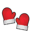 Pastease Premium Santa Mittens - Red/White O/S