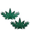 Pastease Demis Glitter Leaf - Green O/S