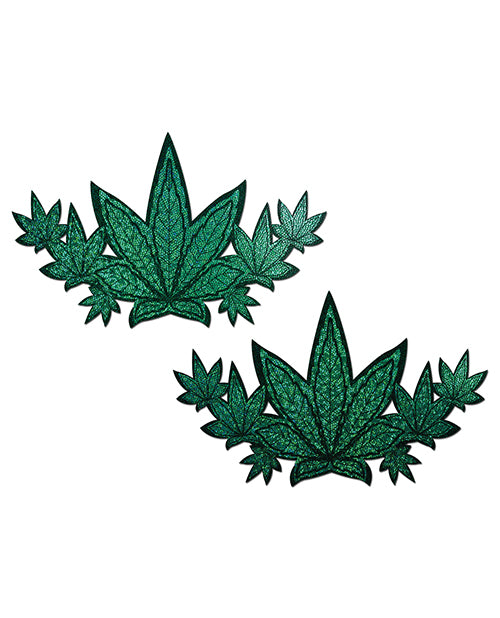 Pastease Demis Glitter Leaf - Green O/S
