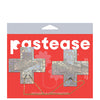 Pastease Chains Disco Cross - White O/S