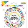 Rainbow Penis Candy Necklace