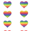 Pastease Premium Mini Rainbow Heart - Pack of 8 O/S