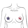 Pastease Premium Petites Glittering Stars & Stripes  - Red/White/Blue O/S