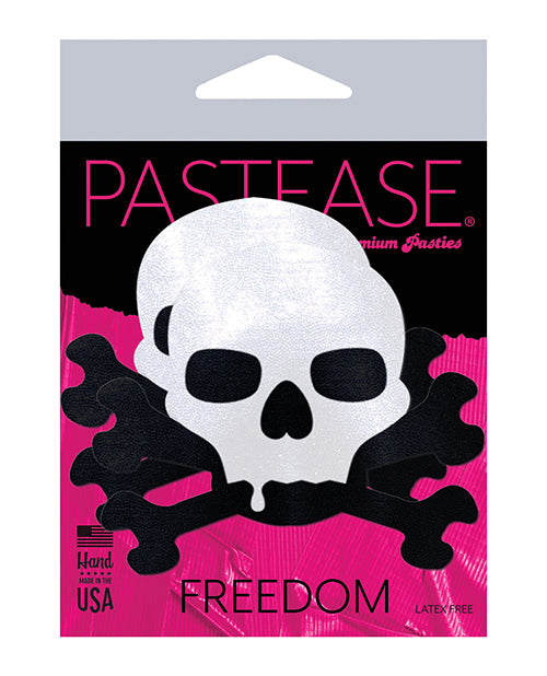 Pastease Premium Sullen Skull - Black/White O/S