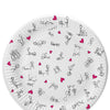7" Dirty Dishes Position Plates - Bag of 8