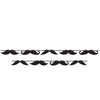 Mustache Madness Circle Ribbon Banner