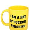 Attitude Mug I am a Ray of Fucking Sunshine - Yellow