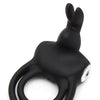 Happy Rabbit Love Ring Rechargeable - Black