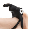 Happy Rabbit Love Ring Rechargeable - Black