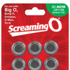 Screaming O AG10 Batteries - Sheet of 6 (BigO ,Octo, BongO,TriO,OMan,BangO)