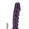 Tantus Echo Silicone Vibrating Dildo - Amethyst