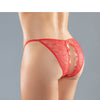 Adore Lace Enchanted Belle Panty Red O/S