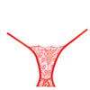 Adore Lace Enchanted Belle Panty Red O/S
