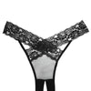 Adore Sheer & Lace Desire Panty Black O/S