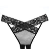 Adore Sheer & Lace Desire Panty Black O/S