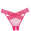 Adore Sheer & Lace Desire Panty Hot Pink O/S