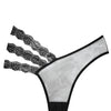 Adore Sheer & Lace Wild Orchid Panty Black O/S