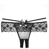 Adore Angel  Crotchless Panty Black O/S