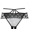Adore Angel  Crotchless Panty Black O/S