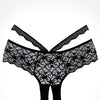 Adore Heartbreaker Panty Black O/S