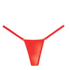 Adore Between the Cheats Wetlook Panty Red O/S