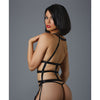 Adore One Night Stand Corselette & G-String (Pasties Not Included) Black O/S