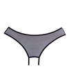 Adore Sheer Teaz Open Panty Black O/S