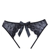 Adore Sheer Teaz Open Panty Black O/S