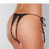 Adore Sugar Tie Side Open Lace Panty Black O/S