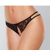 Adore Love Sick Open Lace Panty Black O/S