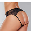 Adore Kiss Mesh & Lace Open Panty Black O/S