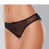 Adore Wild Nite Mesh Open Back Panty Black O/S