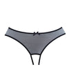 Adore Wild Nite Mesh Open Back Panty Black O/S