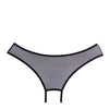 Adore Wild Nite Mesh Open Back Panty Black O/S