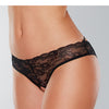 Adore Crush Lace Open Panty Black O/S