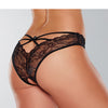 Adore Crush Lace Open Panty Black O/S
