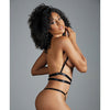 Adore Izabel Open Teddy w/Dual Waist Black O/S