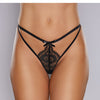 Adore Dreaming Lace Thong Black O/S