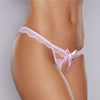 Adore Peach-y Lace & Mesh Open Panty Pink O/S