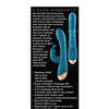 Adam & Eve Shimmy & Shake Velvet Rabbit - Teal