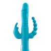 Adam & Eve Eve's Thrusting Triple Joy Rabbit - Teal