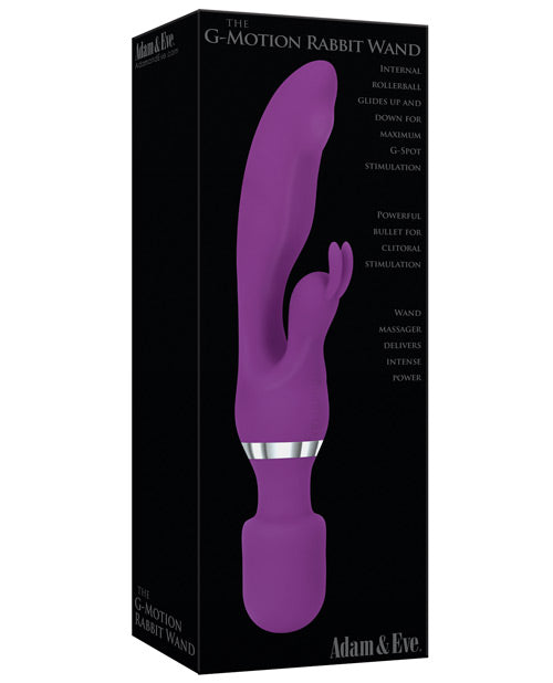 Adam & Eve Eve's The G Motion Rabbit Wand - Purple