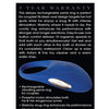 Adam & Eve Rechargeable Couples Penis Ring - Blue