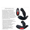 Adam & Eve Adam's Prostate Massager w/Remote - Black
