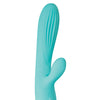 Adam & Eve Eve's Rechargeable Pulsating Dual Massager - Teal