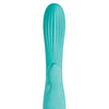 Adam & Eve Eve's Rechargeable Pulsating Dual Massager - Teal