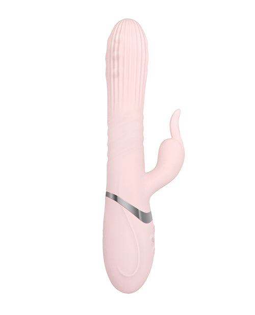 Adam & Eve Eve's Thrusting Rabbit w/Orgasmic Beads - Pink