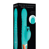 Adam & Eve Heat Me Up Warming Rabbit Thruster - Aqua