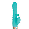 Adam & Eve Heat Me Up Warming Rabbit Thruster - Aqua