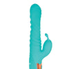 Adam & Eve Heat Me Up Warming Rabbit Thruster - Aqua